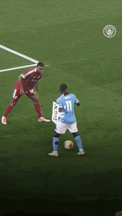 Soccer Player Wearing Number 11 Jersey GIF