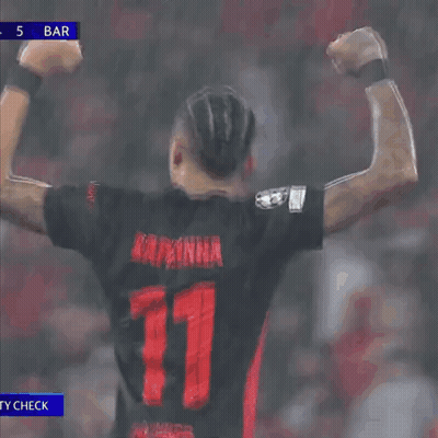 Soccer Player Wearing Number 11 Shirt GIF