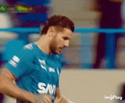 Soccer Player Wearing Savi Shirt GIF