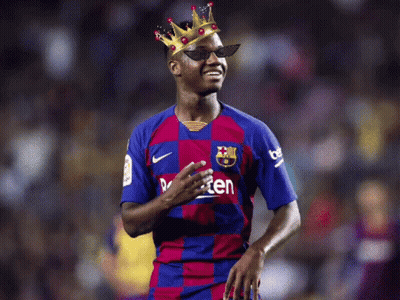 Soccer Player Wearing Spotify Jersey GIF