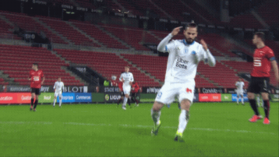 Soccer Player Wearing Uber Eats Jersey GIF