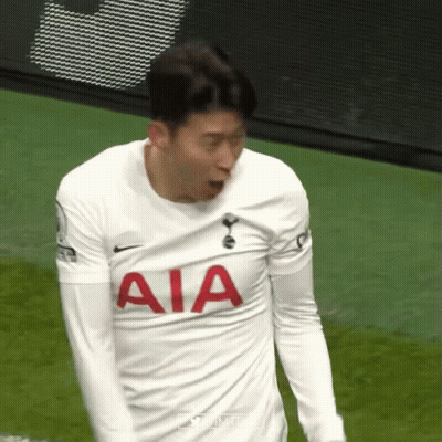 Soccer Player Wearing White AIA Shirt GIF