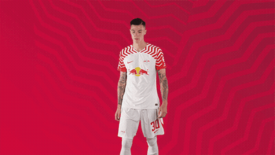 Soccer Player Wearing White Jersey Number 30 GIF
