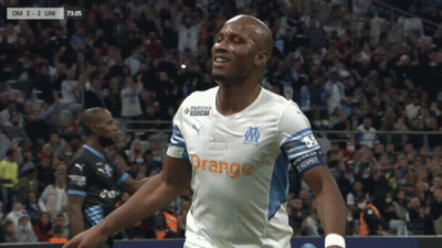 Soccer Player Wearing White Jersey With Orange GIF