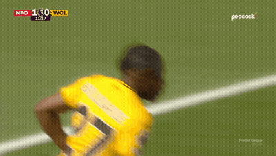 Soccer Player Wearing Yellow DNR Shirt GIF