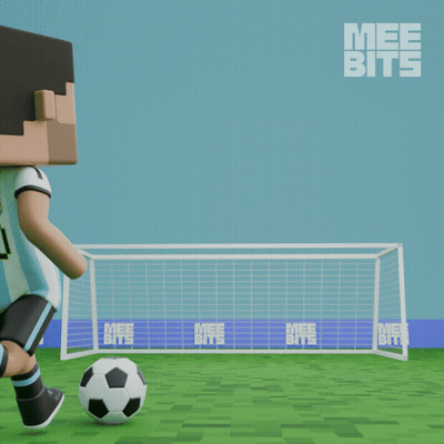 Soccer Player With ARG 10 At Goal GIF