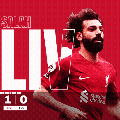 Soccer Player With Beard In Red Shirt Standard Chartered GIF