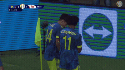 Soccer Player With Colorado On Shirt GIF