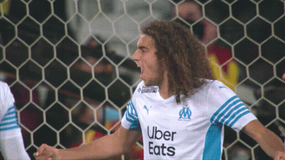 Soccer Player With Curly Hair And Uber Eats Shirt GIF