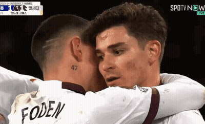 Soccer Player With Foden On Jersey GIF