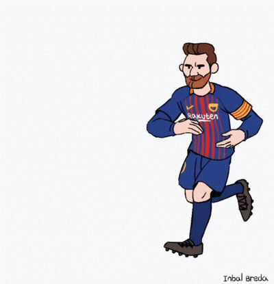 Soccer Player With Goat Head In Rakuten Shirt GIF