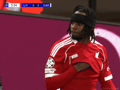Soccer Player With Headband In Front Of Scoreboard Saying 3:54 GIF