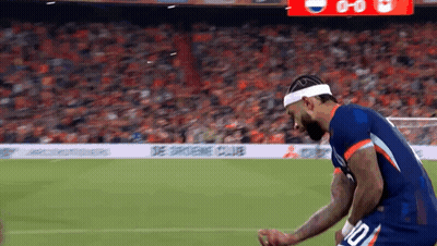 Soccer Player With Headband Number 10 GIF
