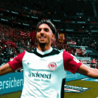 Soccer Player With Indeed Shirt GIF