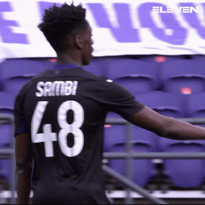 Soccer Player With Jersey Number 48 GIF