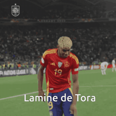 Soccer Player With Lamine De Tora Jersey GIF