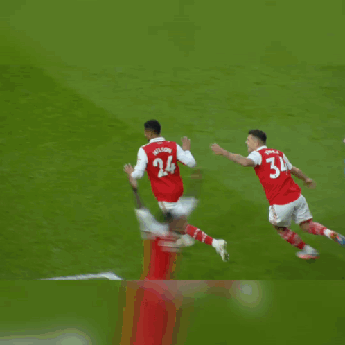 Soccer Player With Martinelli Jersey GIF