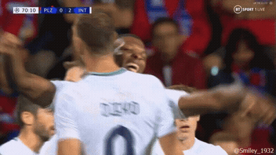 Soccer Player With Number 0 Celebrates GIF