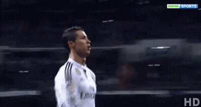 Soccer Player With Number 1 Kicking Ball GIF