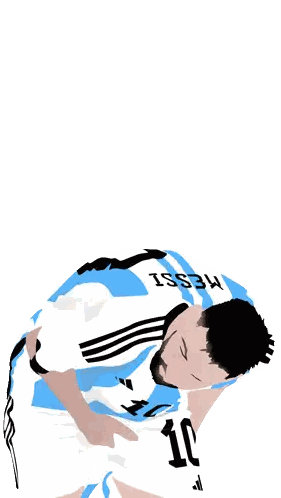 Soccer Player With Number 10 Sticker