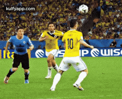 Soccer Player With Number 10 On Shirt GIF