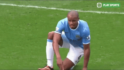 Soccer Player With Number 14 On Shorts GIF