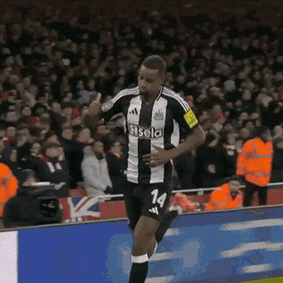 Soccer Player With Number 14 Running GIF