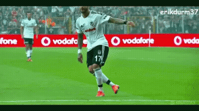 Soccer Player With Number 17 GIF