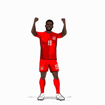 Soccer Player With Number 19 GIF