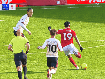 Soccer Player With Number 19 GIF