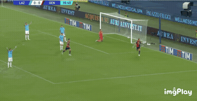 Soccer Player With Number 19 GIF