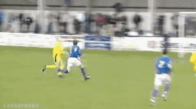 Soccer Player With Number 2 On Back GIF