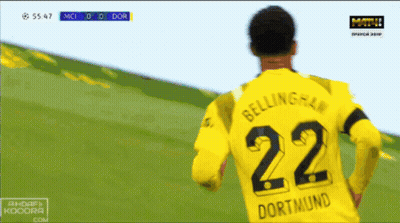 Soccer Player With Number 22 GIF