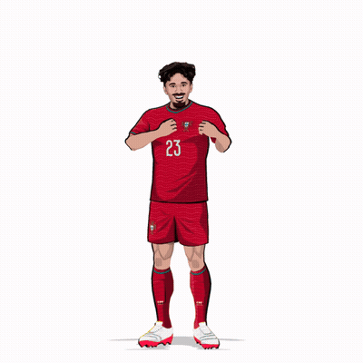 Soccer Player With Number 23 GIF