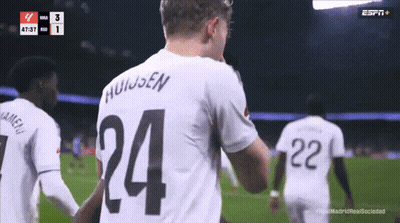 Soccer Player With Number 24 GIF