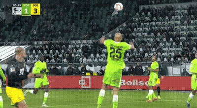 Soccer Player With Number 25 GIF