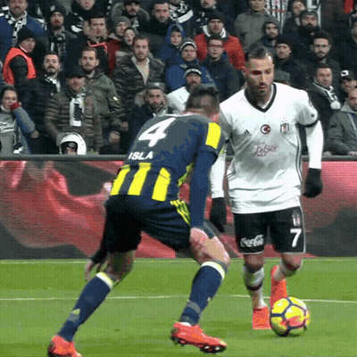Soccer Player With Number 4 GIF