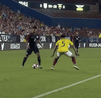 Soccer Player With Number 5 On Shirt GIF