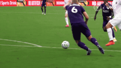 Soccer Player With Number 6 GIF