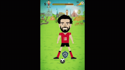 Soccer Player With Number 6 Jersey GIF