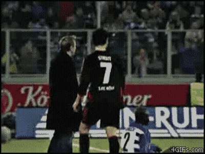 Soccer Player With Number 7 GIF