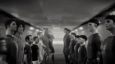 Soccer Player With Number 7 In Tunnel GIF