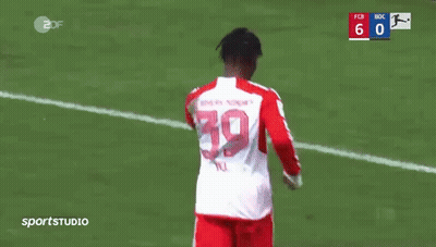 Soccer Player With Number 7 On Shirt GIF