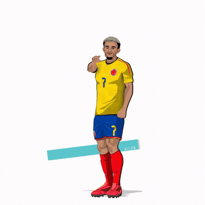 Soccer Player With Number 7 On Shirt GIF