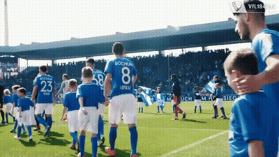 Soccer Player With Number 8 Jersey GIF