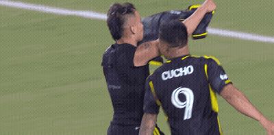 Soccer Player With Number 9 Jersey GIF