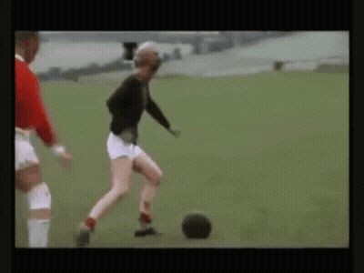 Soccer Player With Number 9 Jersey GIF