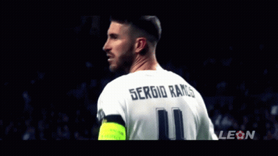 Soccer Player With Sergio Ramos On Shirt GIF
