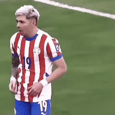Soccer Player With Skull Crossbones Jersey Number 19 GIF