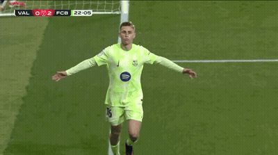 Soccer Player With Spotify Logo On Jersey GIF